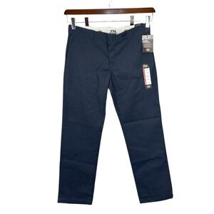Dickies Navy Women's Straight Leg Pants